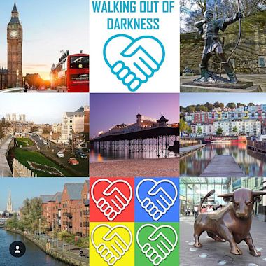 CLASP Charity Walking Out of Darkness Mental Health Awareness