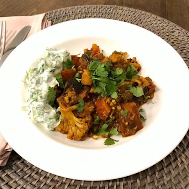 Roast Vegetable Curry - great for a Louise Parker Weight Loss programme