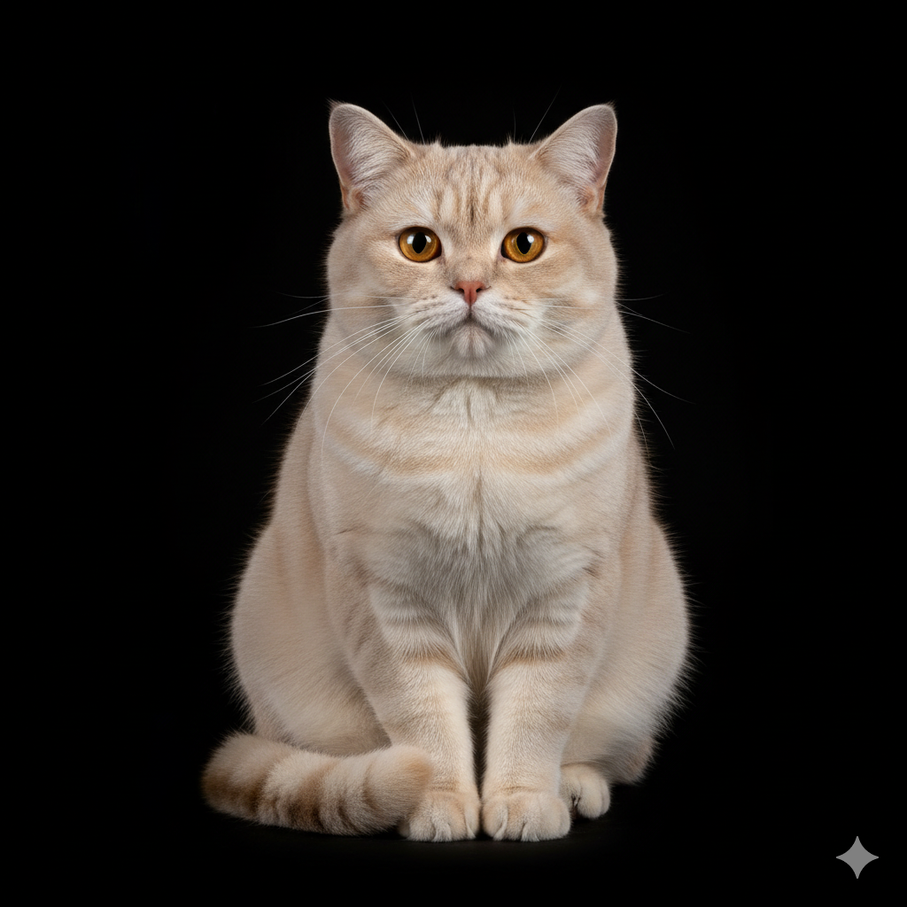 奶油色英國短毛貓