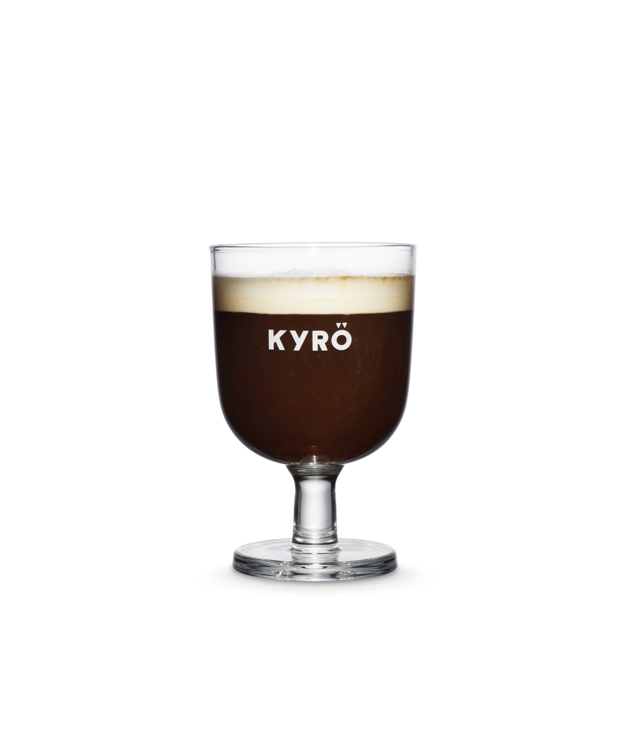 Finnish version of classic Irish Coffee is made using Finnish rye whisky. Cream float is easy to do using a spoon.