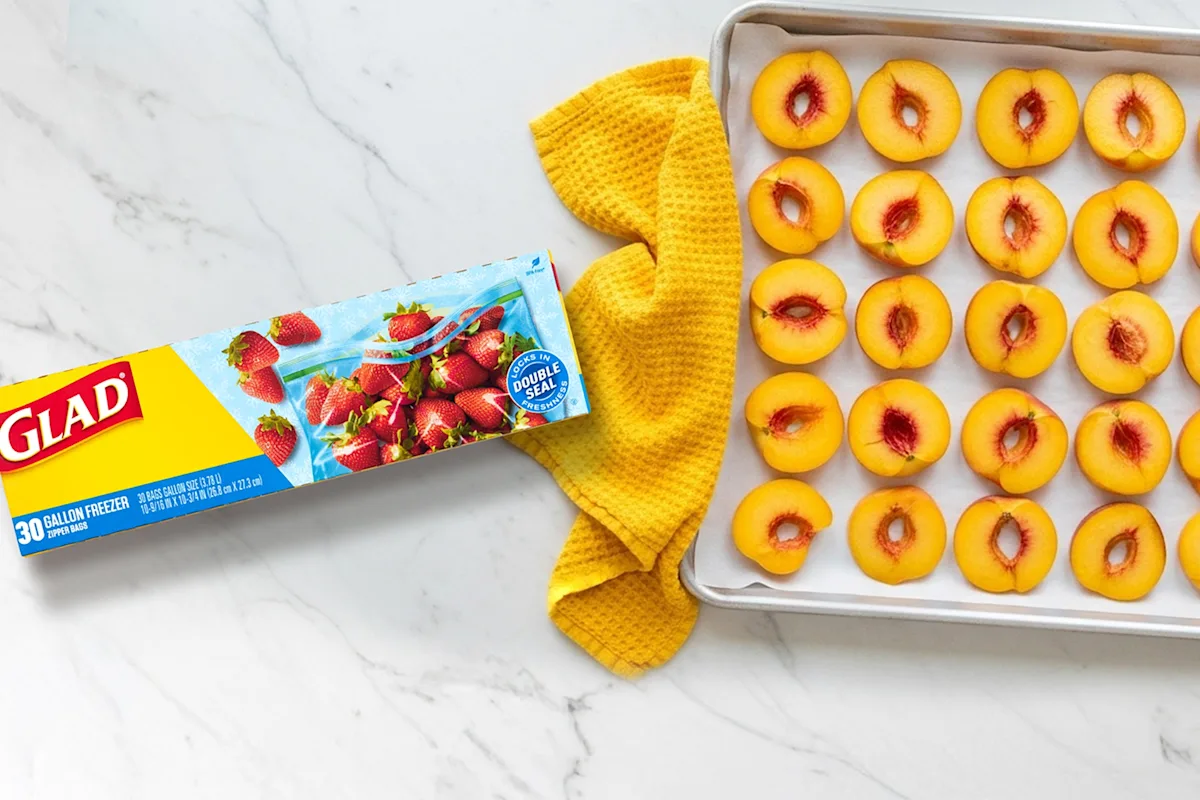 Glad Freezer Bag Zipper Lock (quart)