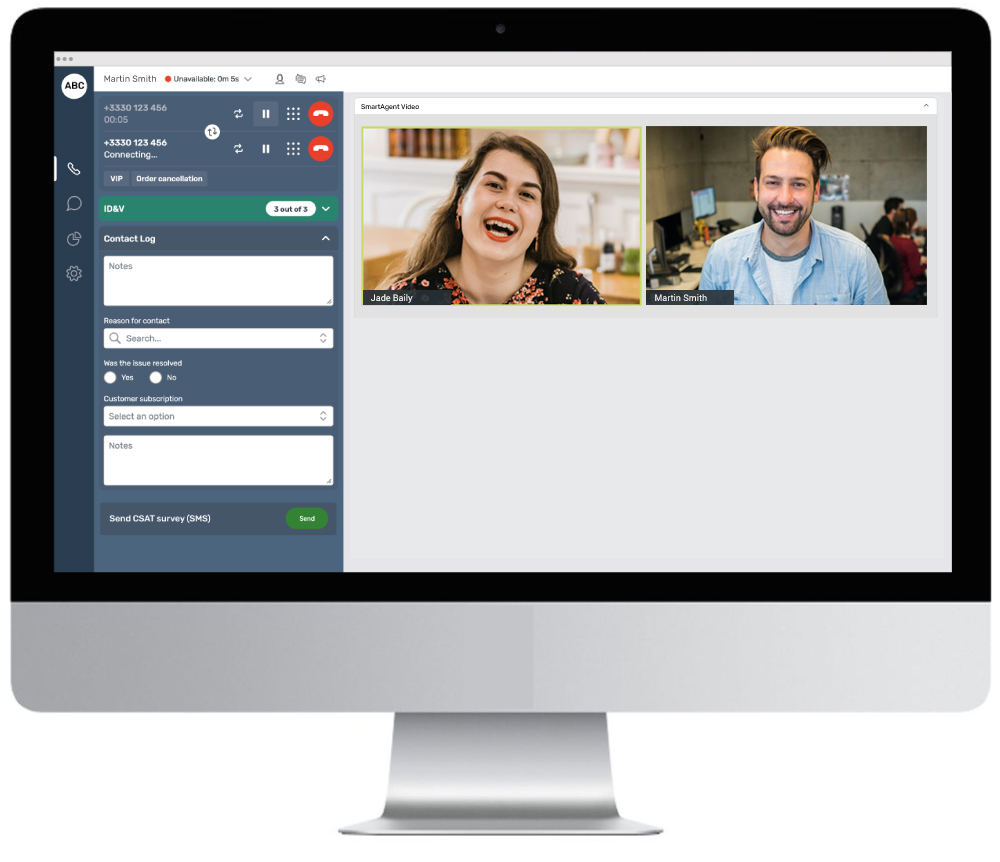 SmartAgent Video Conferencing Feature 