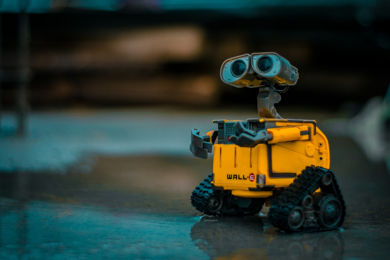 Small Wall E styled Robot. 