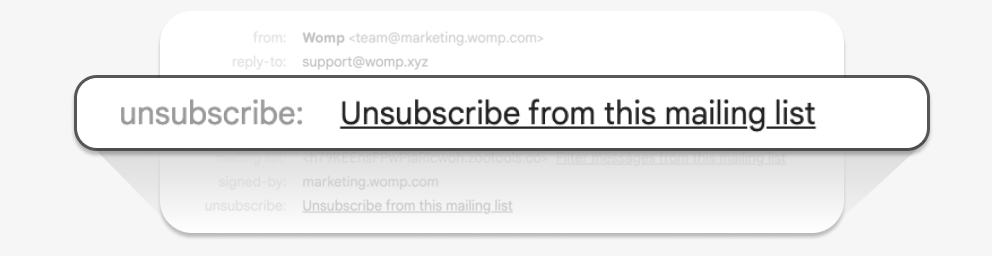 unsubscribe email list