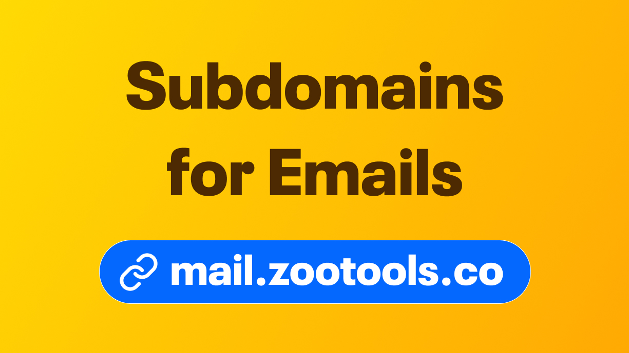 Why use a subdomain for email marketing?