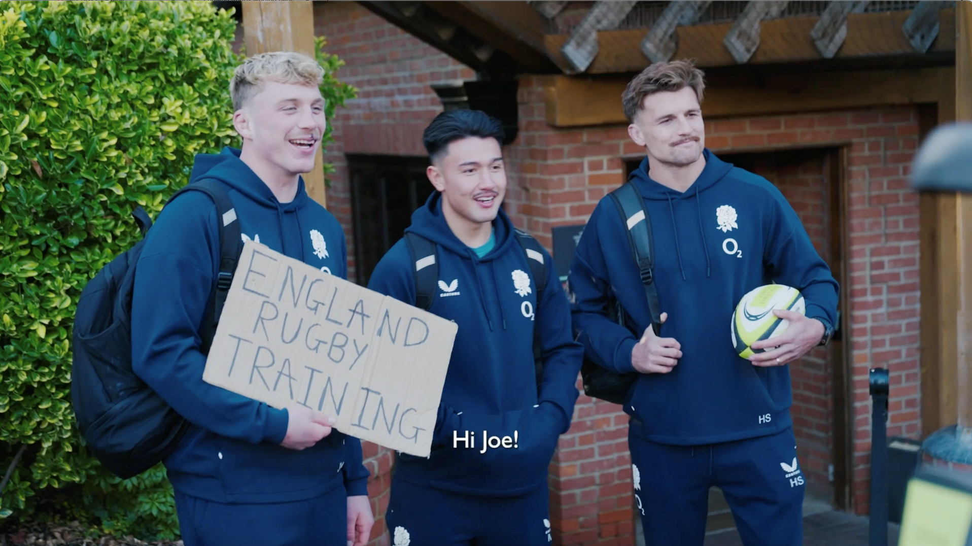 England Rugby stars about to go on a hilarious trip to training with Joe Marler
