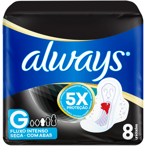 Absorvente Always Noturno Noites Tranquilas Com Abas Seca