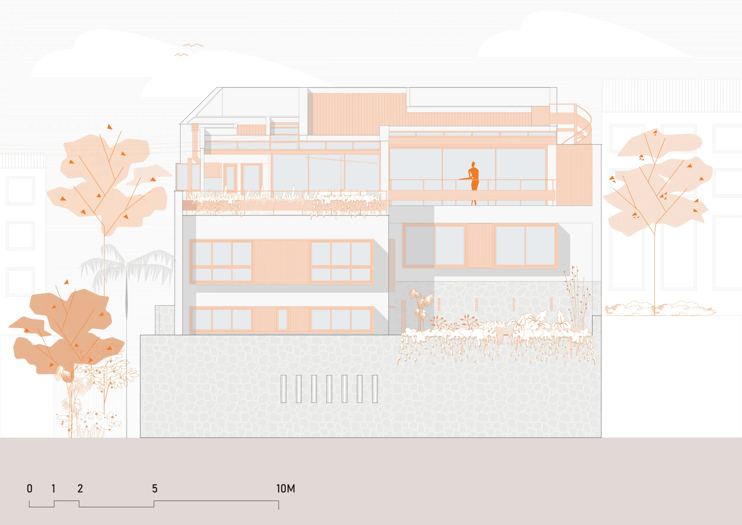 CASA TERRA-FACHADA POSTERIOR