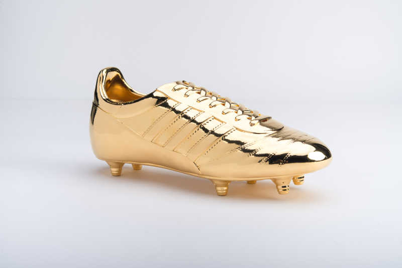 3d printed and metal plated football shoe