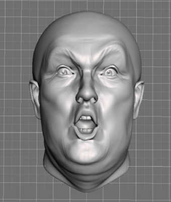 Trump's head 3D model