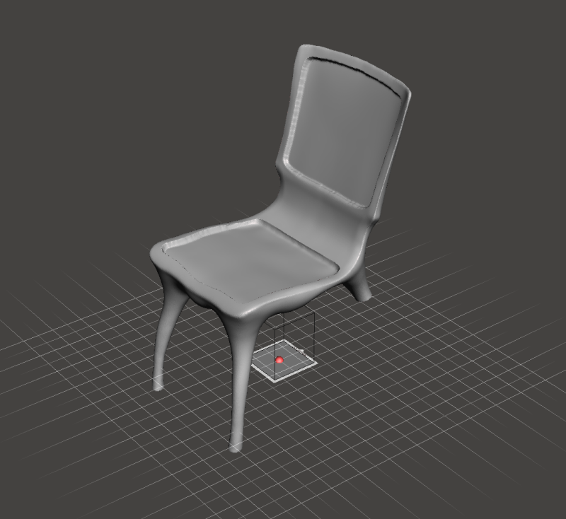 3D scan and 3d model of a designer furniture
