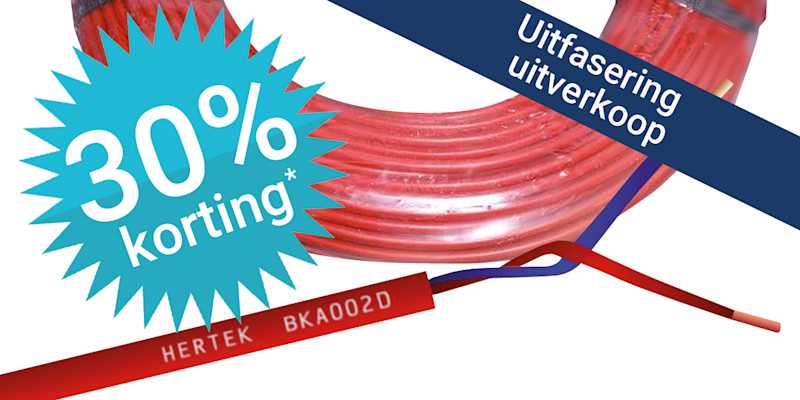 BKA002D signaalkabel uitfasering uitverkoop
