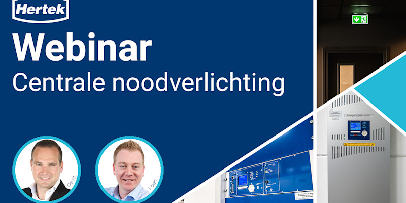 Webinar: Centrale noodverlichting monitoringssysteem