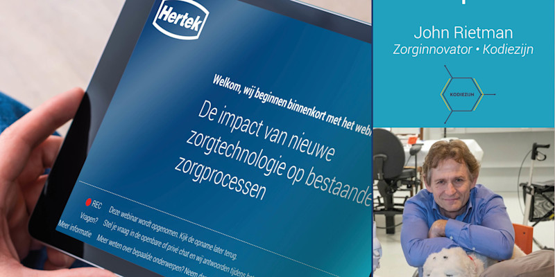 Webinar: 'De impact van nieuwe zorgtechnologie op bestaande zorgprocessen'