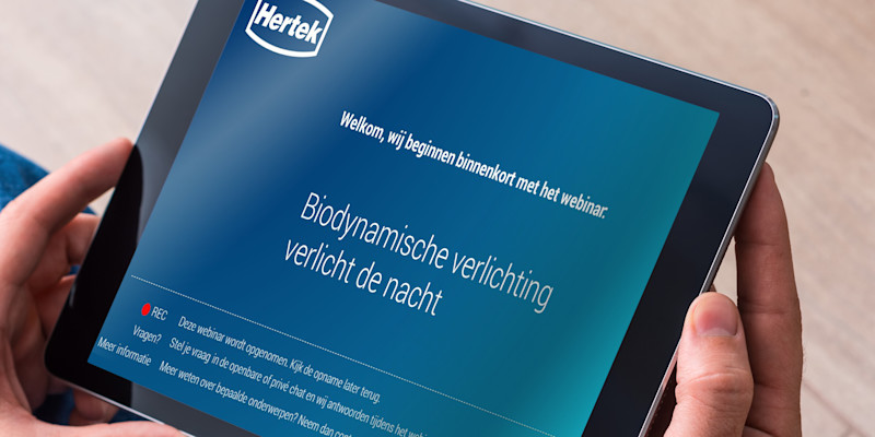 Webinar: 'Biodynamische verlichting verlicht de nacht'