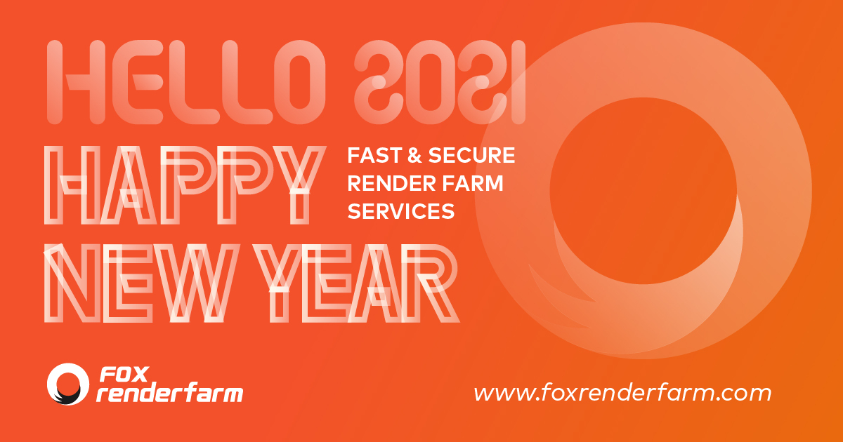 Happy New Year from Fox Renderfarm