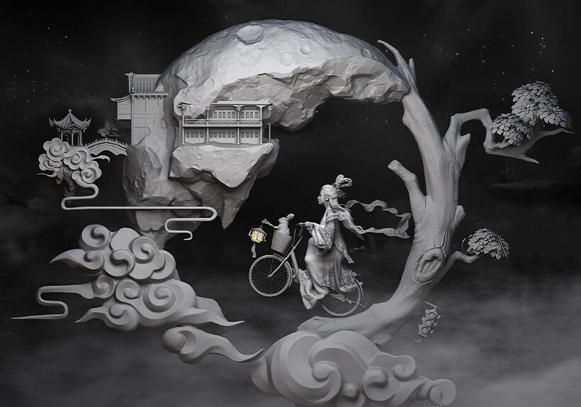 3D Modeling Tutorial of Chang’e, the Chinese Goddess of The Moon Ⅱ