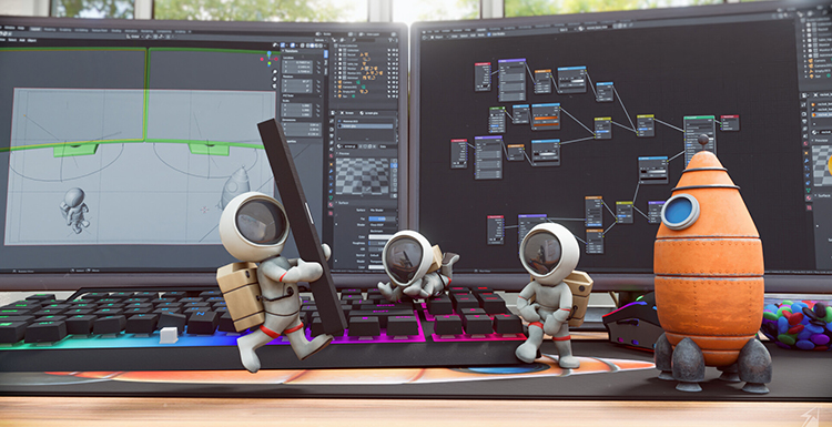 Fox’s Got Talent February Winner Revealed: 3D Astronauts’ Escape Story Made in Blender