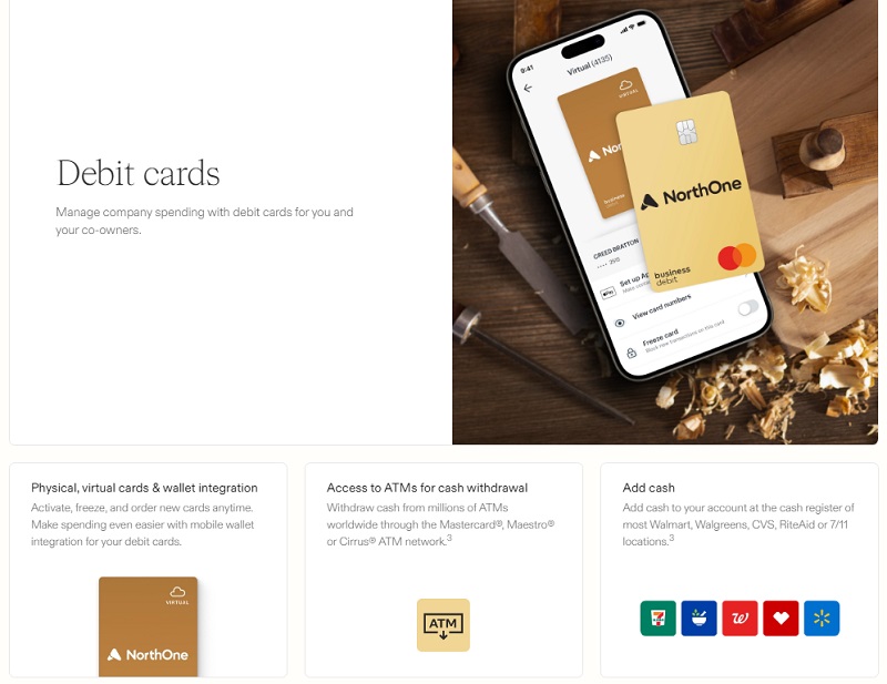 NorthOne Business Checking Features