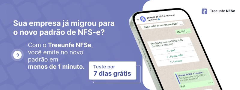 Com o Treeunfe NFSe, você emite suas notas fiscais em segundos