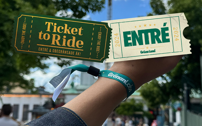 Biljettslapp Smarta Armband