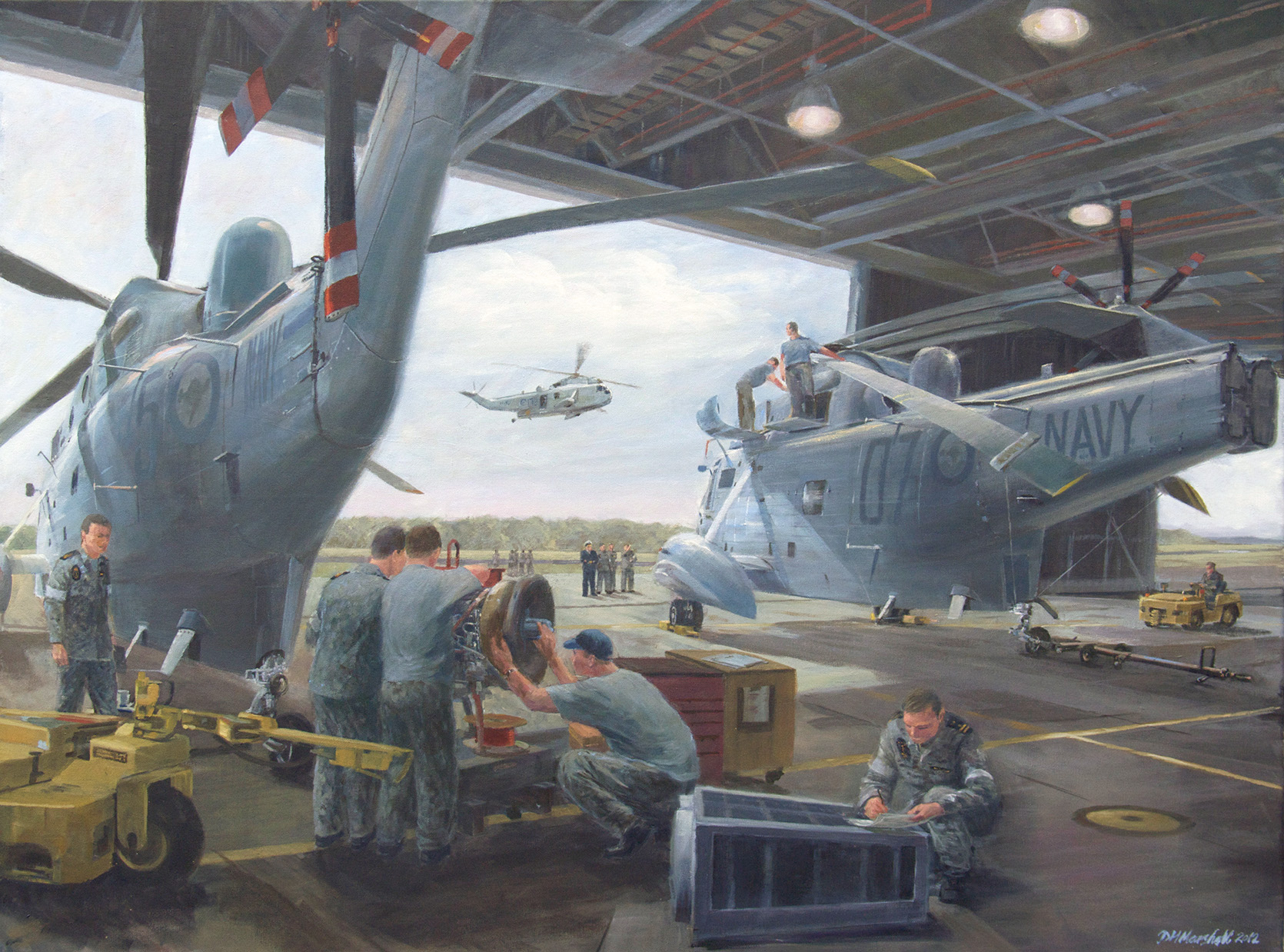 817 Squadron Working Day