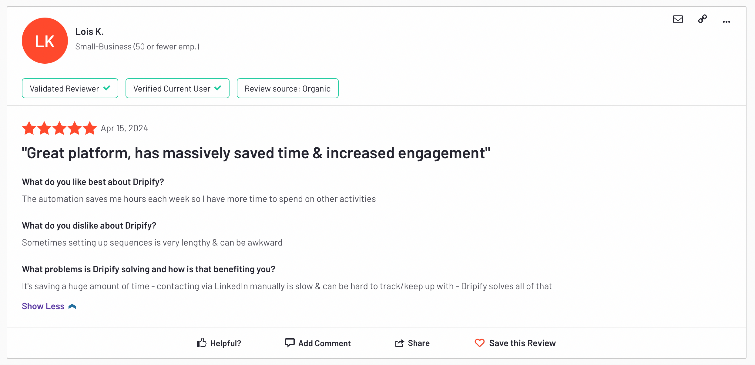 dripify review 2