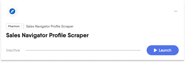sales nav profile scraper