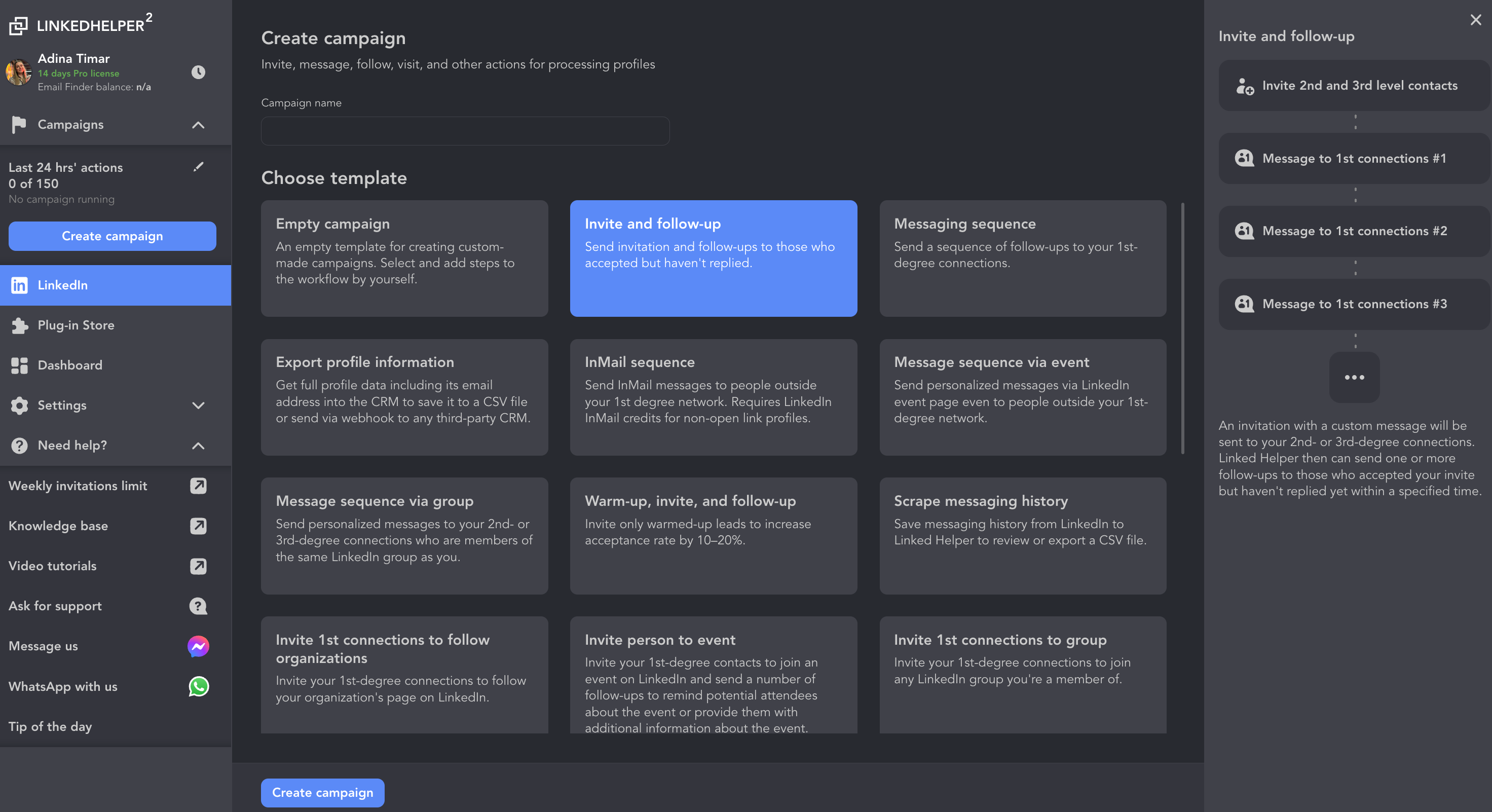 linked helper templates