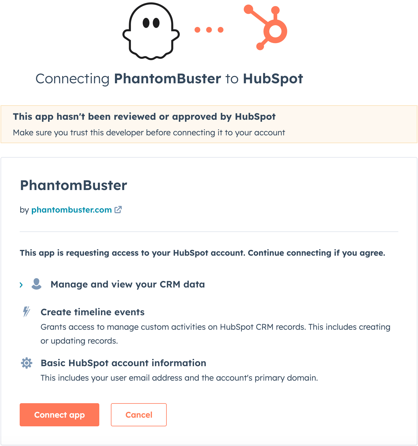 hubspot phantombuster integration 2