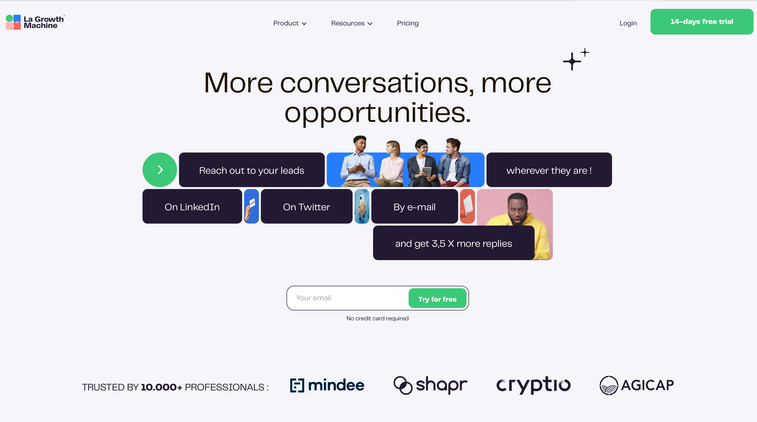 lagrowthmachine website