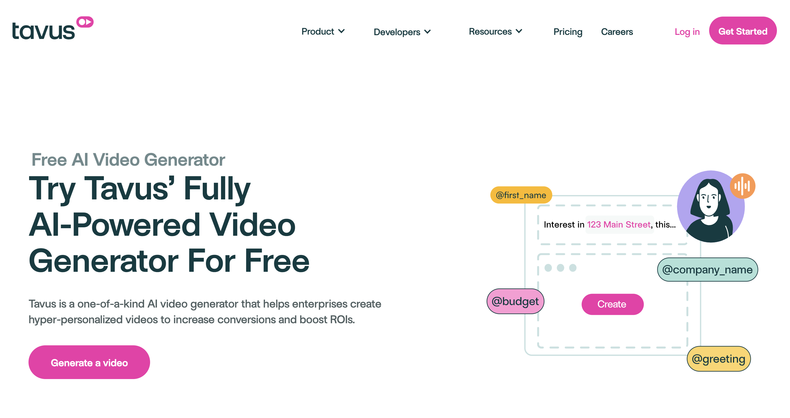 tavus website