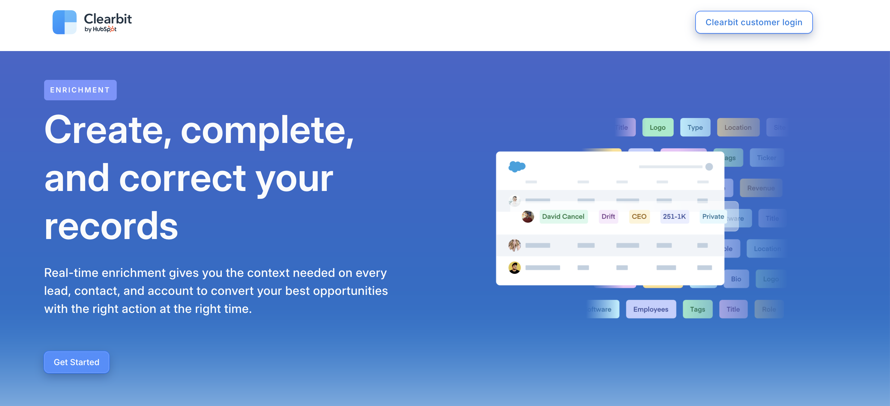 clearbit website