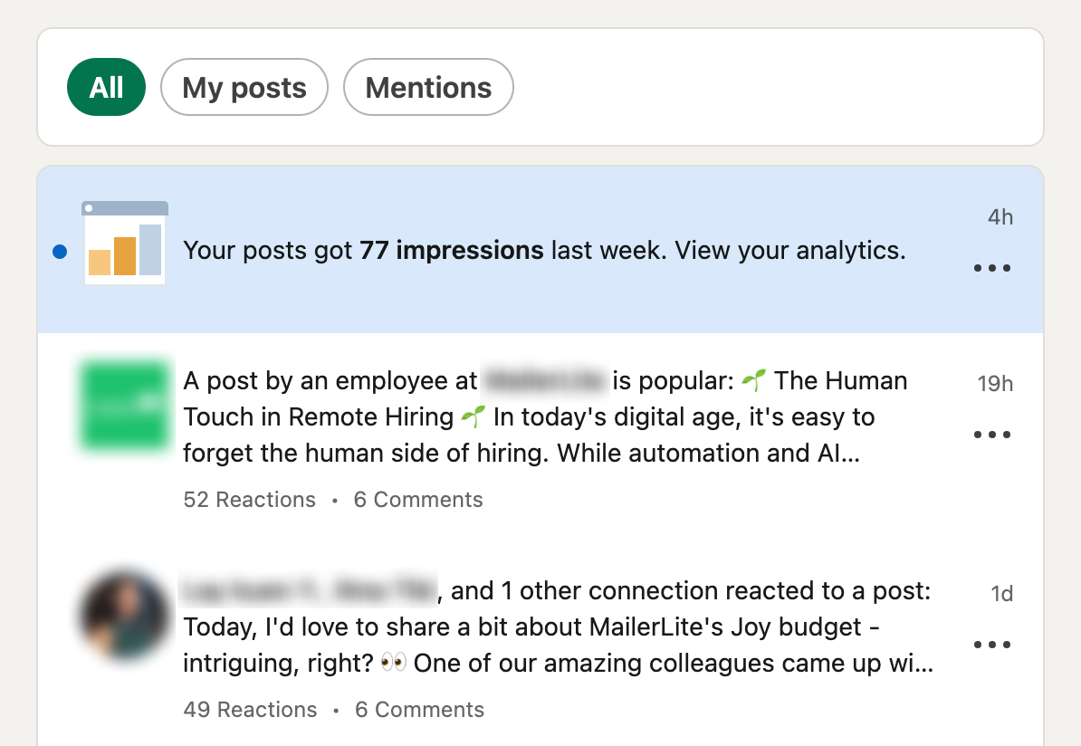 post engagement linkedin