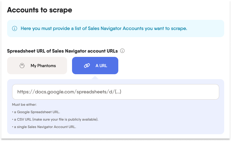 sales nav accounts