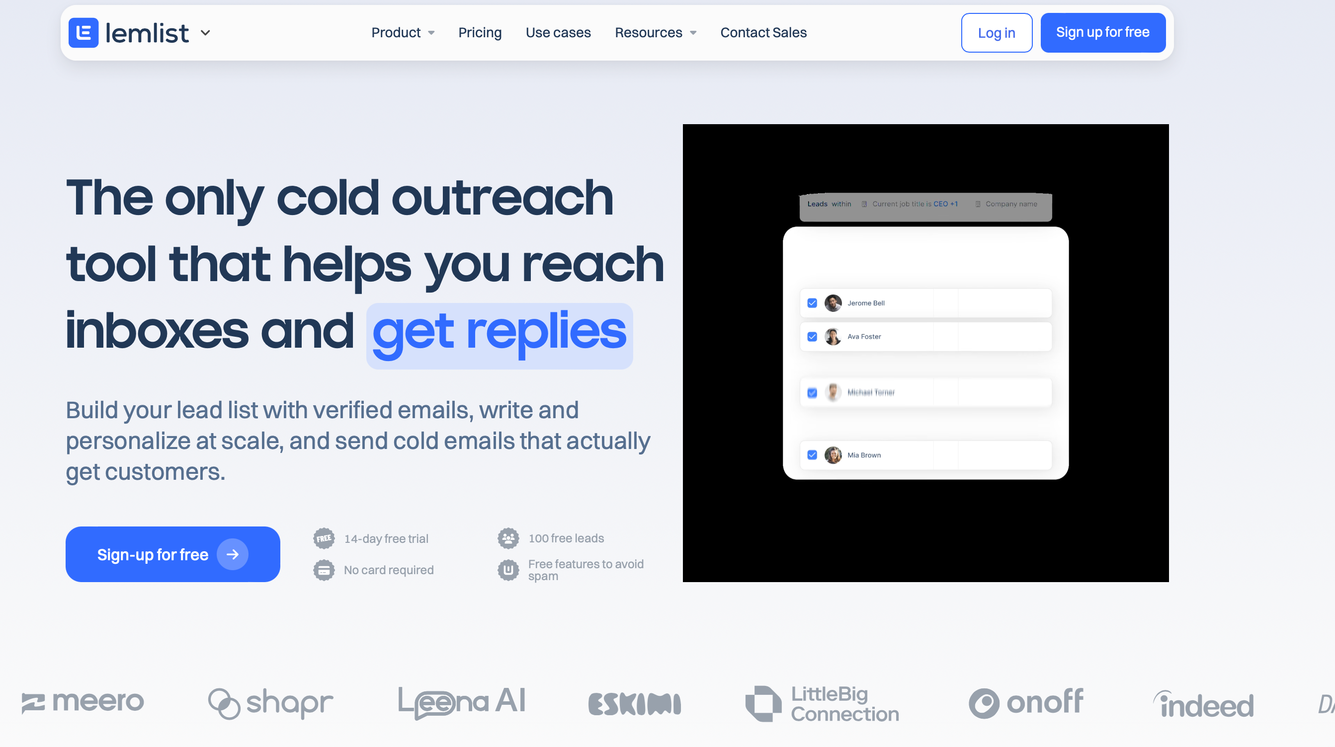 lemlist website
