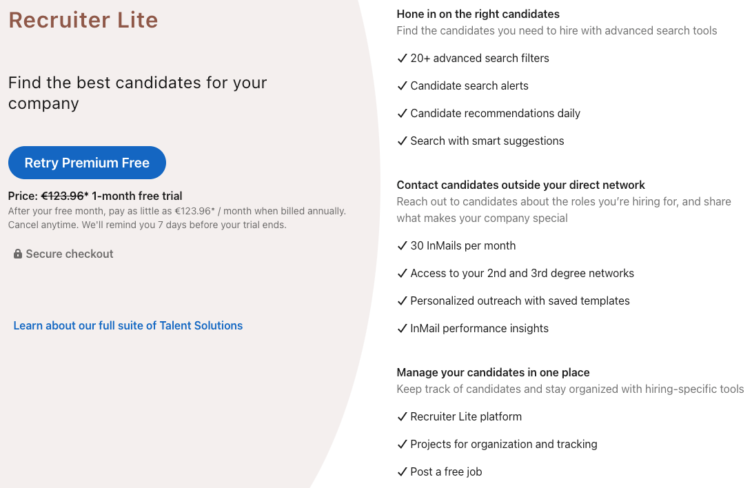linkedin recruiter