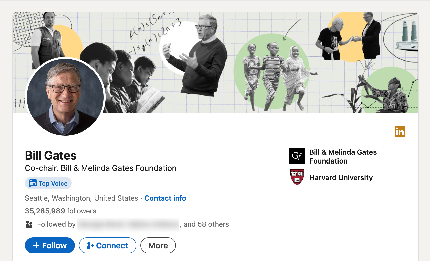 bill gates linkedin