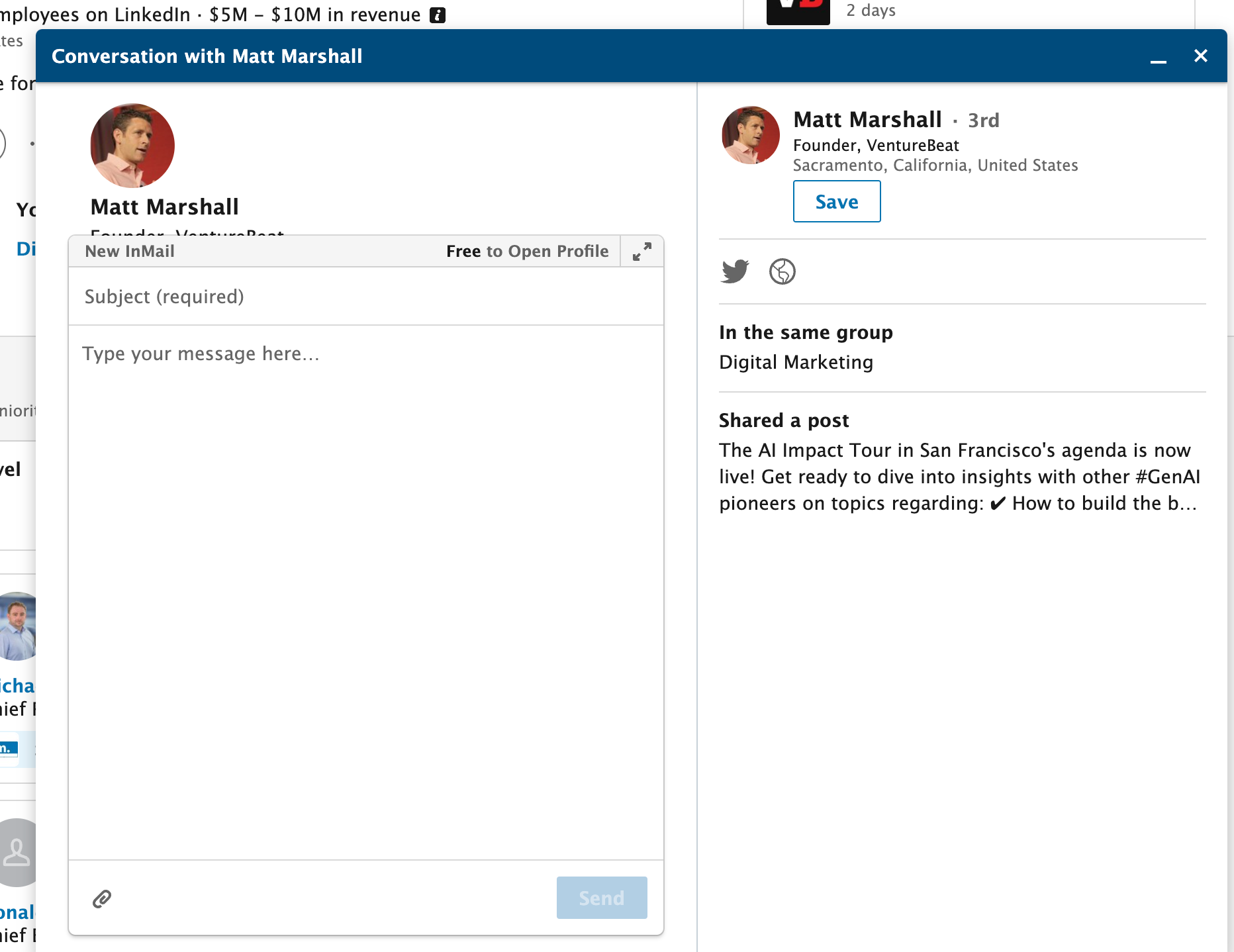 sales navigator message personalization