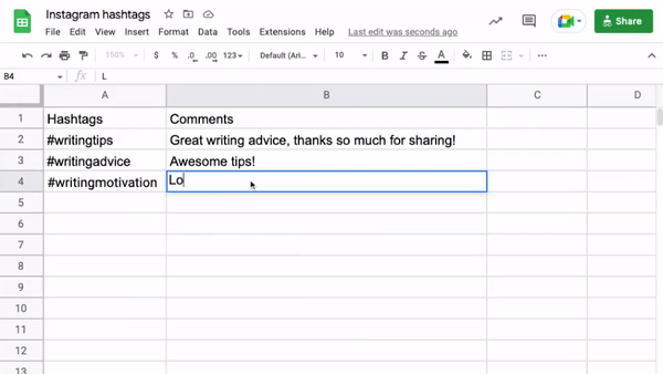 google sheet insta hashtags and comments__1_