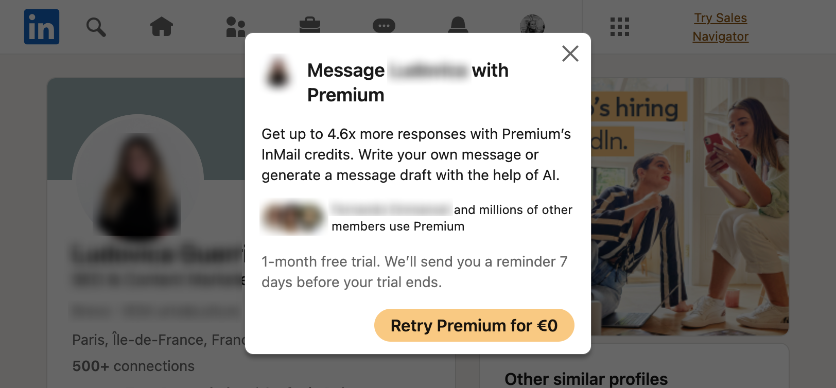 upgrade to premium linkedin banner