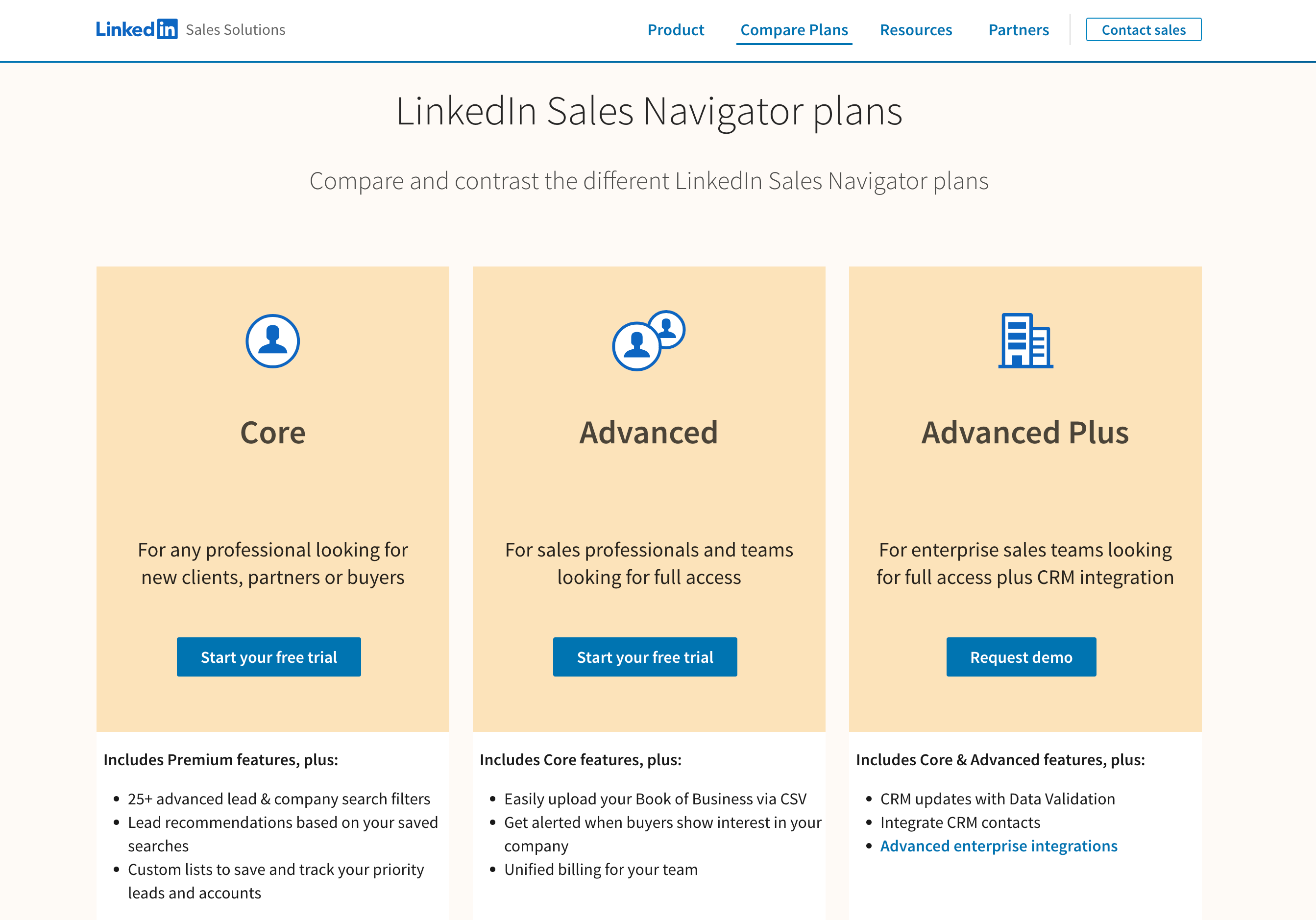linkedin sales navigator advanced