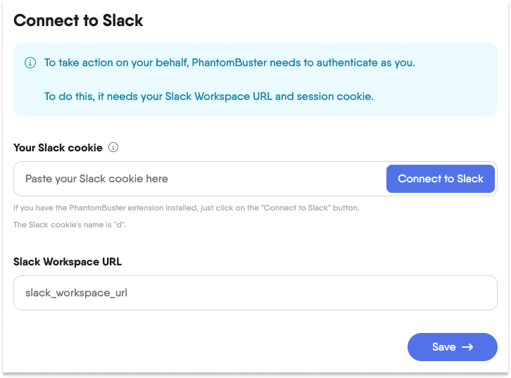 connect to slack
