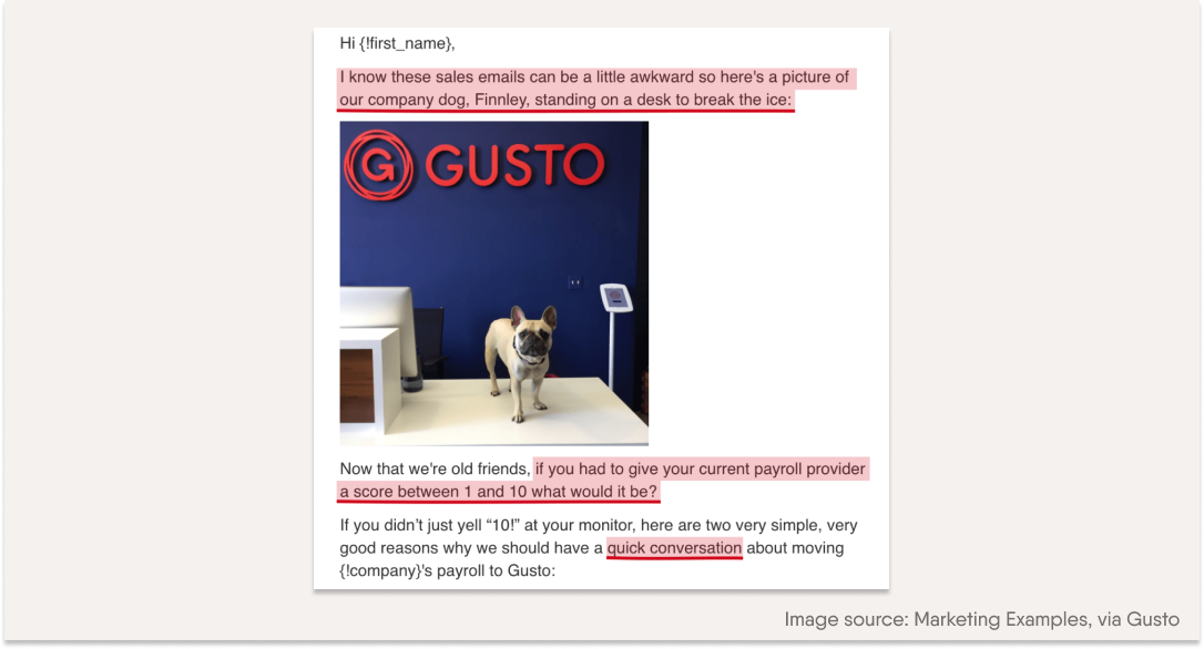 gusto example