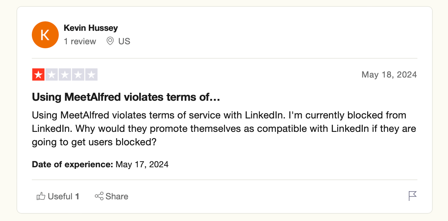 meet alfred review bad user blocked