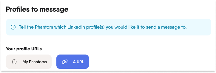 profiles to message