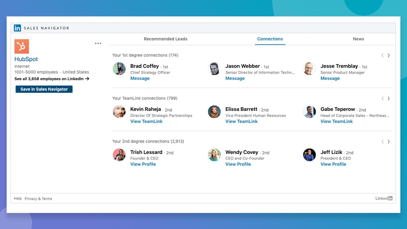 hubspot linkedin step2