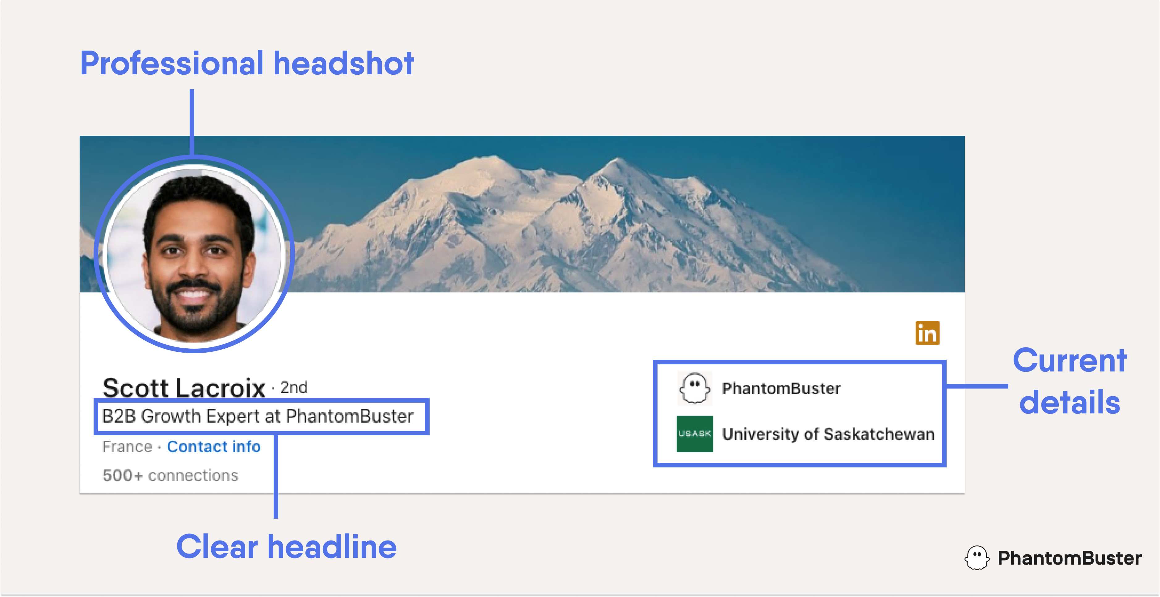 linkedin profile optimisation
