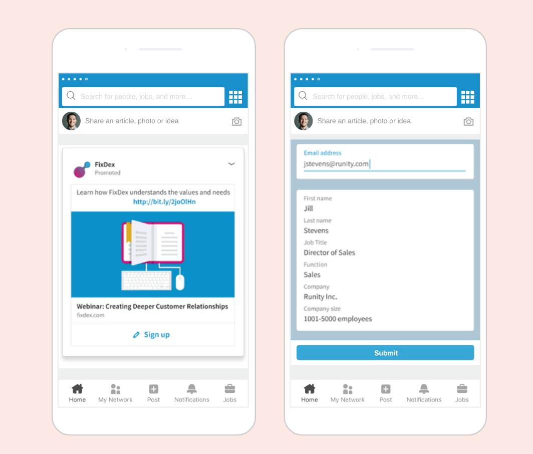 linkedin lead gen forms