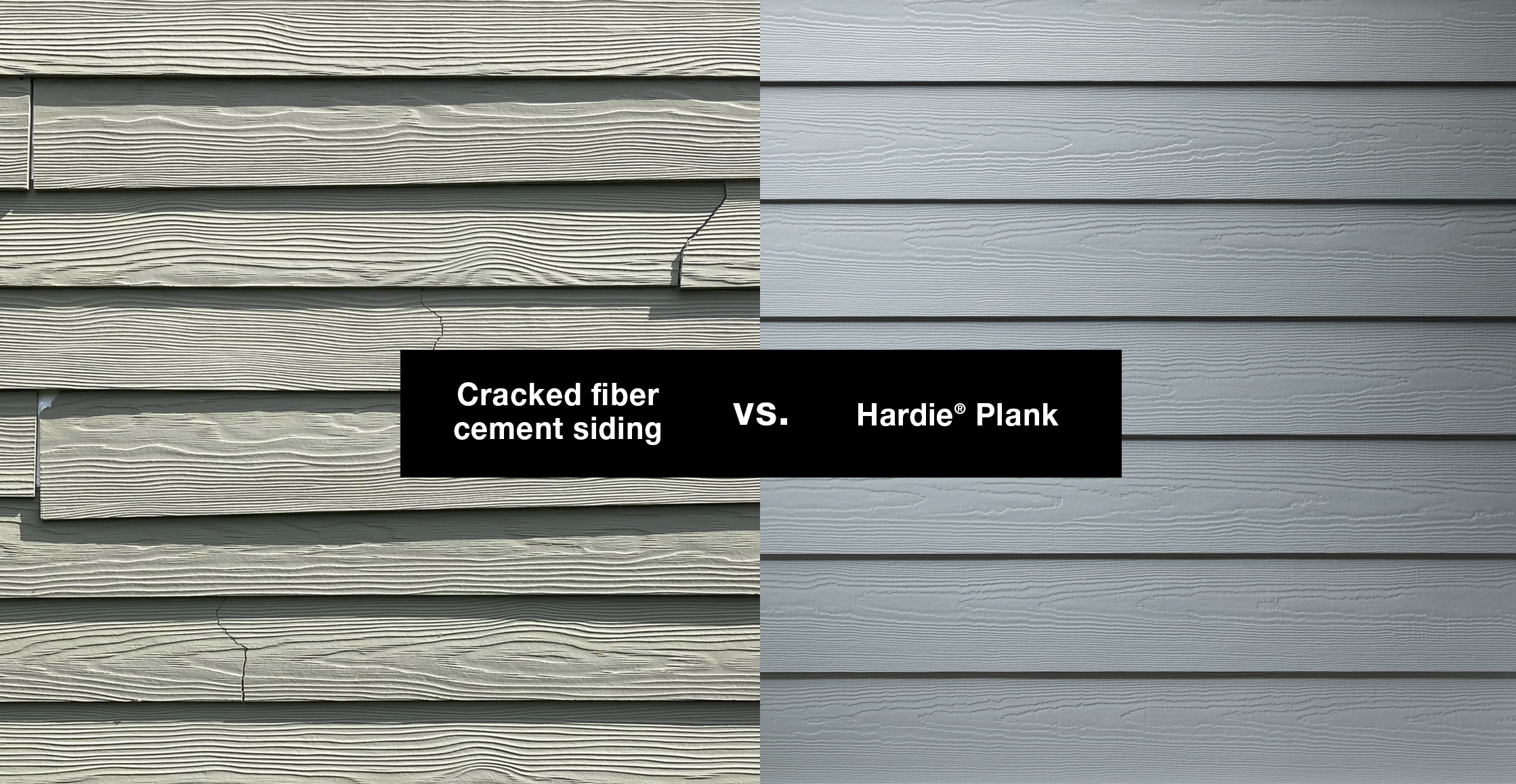 Replace Cracked or Cracking Fiber Cement Siding with Hardie Siding 